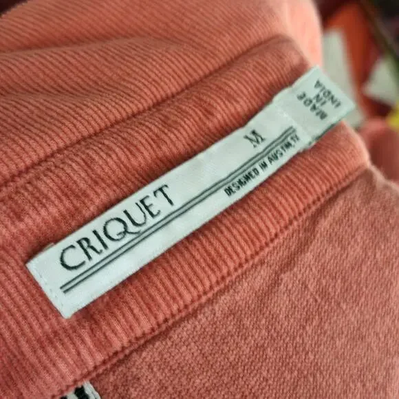 Criquet Size M Long Sleeve Pearlsnap Button Up Shirt - Picture 2 of 7